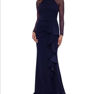 Betsy Adam formal navy dress